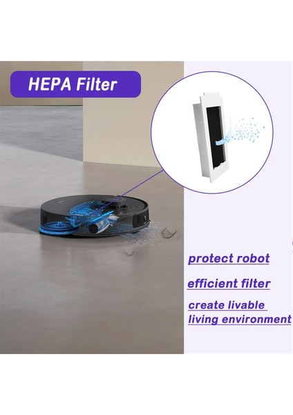 Ecovacs Deebot T30 Omni / T30 Pro Omni Robot Süpürge Aksesuarları, Ana Fırça ve Toz Torbaları ile Yedek Set (Yurt Dışından) fiyatları