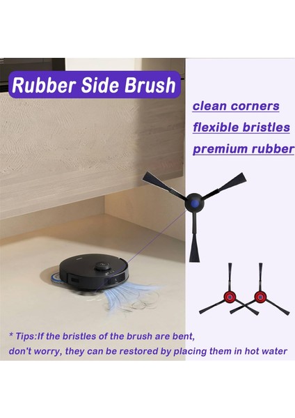 Ecovacs Deebot T30 Omni / T30 Pro Omni Robot Süpürge Aksesuarları, Ana Fırça ve Toz Torbaları ile Yedek Set (Yurt Dışından) fırsatları