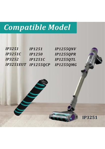 Shark IP3251 IP3252 IP3124 IP1251 IP1251 IP1250 IP1251C Kablosuz Elektrikli Süpürge Için Yedek Fırça Silindiri (2 Paket) (Yurt Dışından) fırsatları
