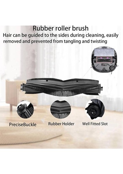 Eureka J20 Midea W20 W20PRO Elektrikli Robot Süpürge Elektrikli Süpürge Yedek Parçaları Ana Yan Fırça Hepa Filtre Toz Torbası (Yurt Dışından) modelleri