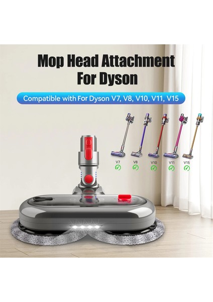 Dyson V8 V7 V10 V11 V15 Sert Zemin Yedek Elektrikli Süpürge Aksesuarları Için Elektrikli Islak Kuru Paspas Başlığı Ek Parçaları (Yurt Dışından) fırsatları