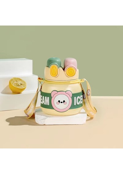 Çocuk Termal Kupa 316 Paslanmaz Çelik Hediyelik Kupa (Yurt Dışından)