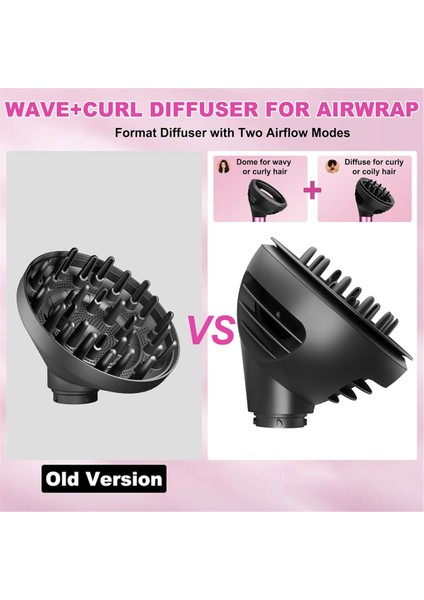 Dyson Airwrap HS01 HS05 HS08 Için Dalga ve Kıvırma Difüzörü Iki Hava Akışlı Kubbe Veya Difüz Modu Saç Difüzörü Ataşmanı (Yurt Dışından) fırsatları