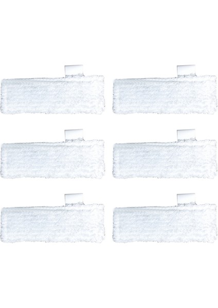 Karcher Easy Fix Sc2, Sc4, Sc5 Buharlı Temizleyiciler Için 6 Adet Yedek Mikrofiber Paspas Bezi Parça Paspas Pedleri A (Yurt Dışından)