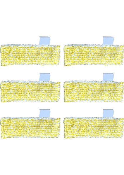 Karcher Easy Fix Sc2, Sc4, Sc5 Buharlı Temizleyiciler Için 6 Adet Yedek Mikrofiber Paspas Bezi Parça Paspas Pedleri B (Yurt Dışından)