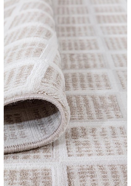 Dalida 3201A Yumuşak Dokulu İskandinav Desenli Açık Gri Krem Salon, Mutfak, Oturma, Çocuk Oda Halısı fiyatları
