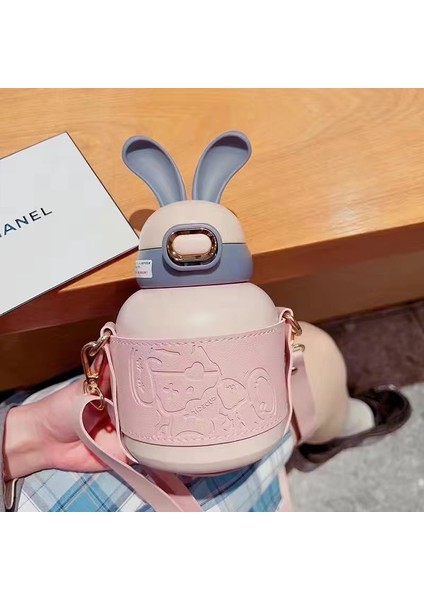 Çocuk Yalıtımlı Dak Saman Dak Sevimli Tavşan Kulakları Öğrenci Su Dağı Büyük Kapasite (Yurt Dışından)