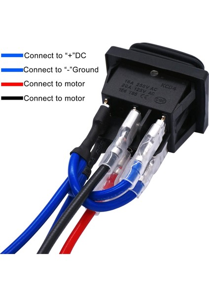Anlık Polarite Ters Anahtarı Su Geçirmez Kontrol Motor Aktüatörü 6 Pin 3 Pozisyonlu Salıncak Anahtarı (Yurt Dışından) fiyatları