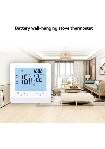 Zemin Isıtma Termostatı Akıllı Termostat Dijital Ekran Kazan Su Zemin Isıtma Kontrol Cihazı Ev Için (Yurt Dışından)