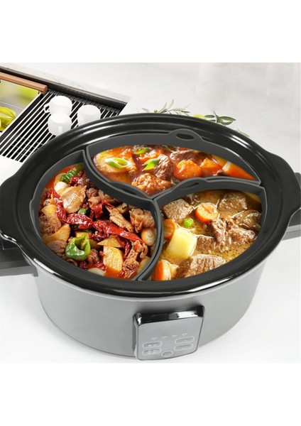 Silikon Yavaş Pişirici Astarı Crockpot 8qt Yavaş Pişiriciye Uygulanabilir Gıda Sınıfı Silikon Astar Bölücü Yel Değirmeni (Yurt Dışından) modelleri