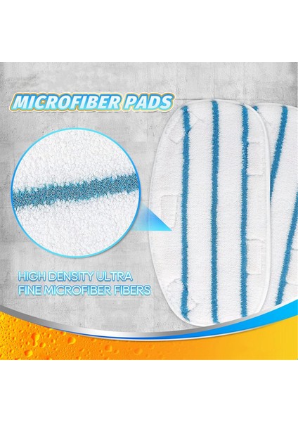 Pursteam Thermapro 10'u 1 Arada Buharlı Paspas Temizleyici Için Buharlı Temizleyici Aksesuarları Sert Zeminler Için Yıkanabilir Mikrofiber Pedler (Yurt Dışından) indirimleri