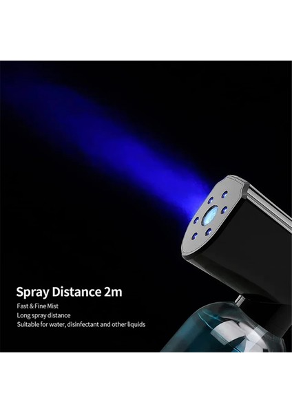 Berber Su Sisleyici Kablosuz Elektrikli Sisleyici Su Buhar Sis Dezenfeksiyon Bahçe Sisleme Aleti Siyah (Yurt Dışından) fırsatları