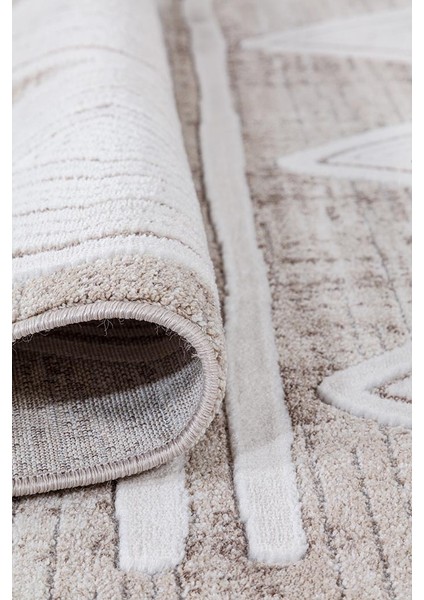 Dalida 3204A Yumuşak Dokulu İskandinav Desenli Bej Krem Salon, Mutfak, Oturma, Çocuk Oda Halısı fırsatları