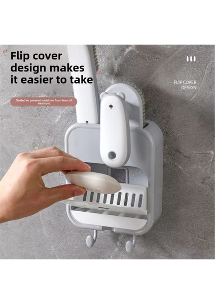 Duvara Monte Vakumlu Sabunluk, Banyo Için Delinmeyen Drenaj Sabunluk, Suya Dayanıklı ve Kurulumu Kolay (Yurt Dışından) fırsatları