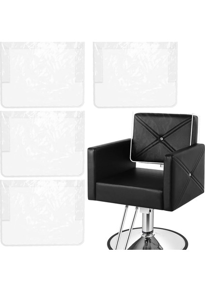 4 Adet Salon Sandalyesi Kılıfı, Berber Salon Sandalyesi Sırt Kılıfları, Standart Salon Sandalyeleri Için Plastik Sandalye Kılıfı Koruyucuları Beyaz (Yurt Dışından) fiyatları