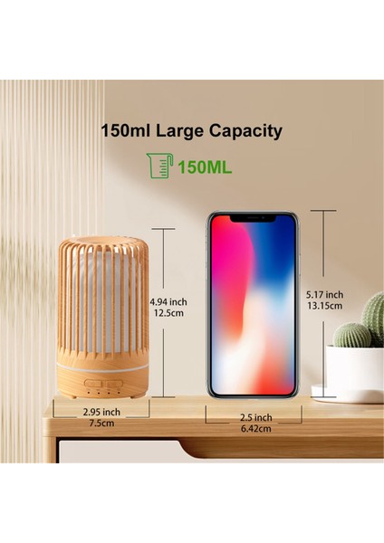 150ML Ultrasonik Kuş Kafesi Esansiyel Yağı Hava Nemlendirici Koku Aroma Difüzör Makinesi Elektrikli Koku Ev Odası B (Yurt Dışından) fiyatları