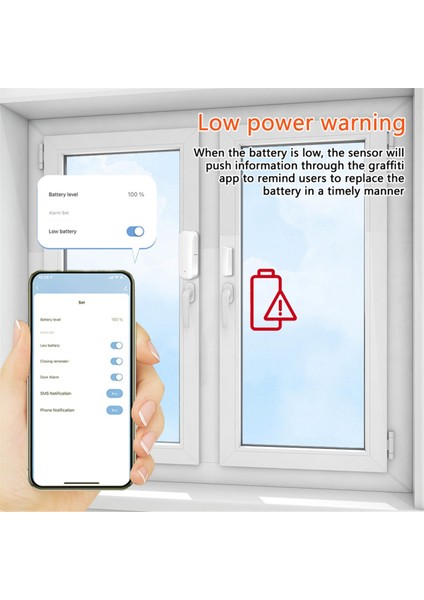 Zigbee Kapı Sensörü Pencere Sensörü Tuya Kapı Açma Dedektörü Kablosuz Akıllı Kapı Sensörü Alarmı Ev Güvenliği ve Otomasyonu Için (Yurt Dışından)