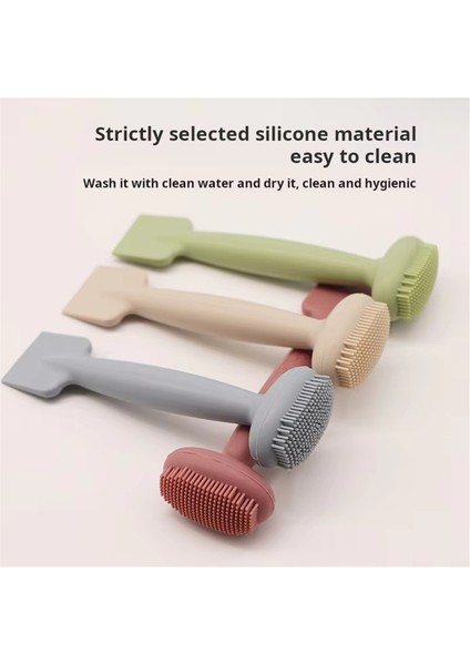 Çift Başlı Silikon Maske Fırçası, Kadınlar Için Yüz Temizleme ve Makyaj Aplikatörü Aracı, Evde Cilt Bakımı Temelleri (Yurt Dışından) fiyatları