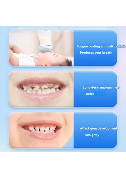 Yenidoğan Bebek Diş Fırçası Bebek Dil Kaplama ve Süt Lekesi Temizleme Pamuklu Çubuk Bebek Ağız Temizleme Pamuklu Çubuk (Yurt Dışından) fiyatları