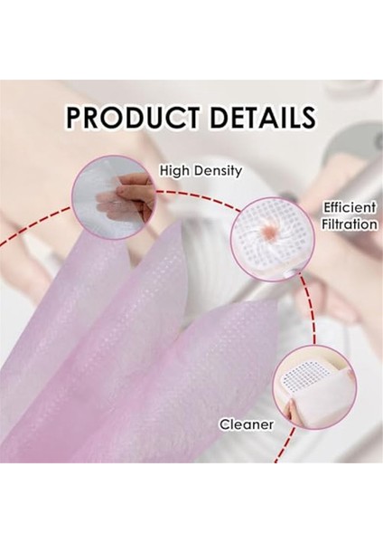 300 Yaprak Tırnak Toz Toplayıcı Filtre Kağıdı Tek Kullanımlık Tırnak Toz Emme Toplayıcı Filtreleri Salon Için Kağıt Levhalar (Yurt Dışından) fiyatları