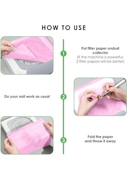 300 Yaprak Tırnak Toz Toplayıcı Filtre Kağıdı Tek Kullanımlık Tırnak Toz Emme Toplayıcı Filtreleri Salon Için Kağıt Levhalar (Yurt Dışından) indirimleri