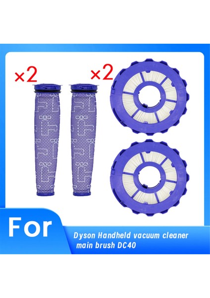 Dyson DC40 El Tipi Elektrikli Süpürge Için 4 Adet Ön ve Arka Filtre Aksesuarları (Yurt Dışından)