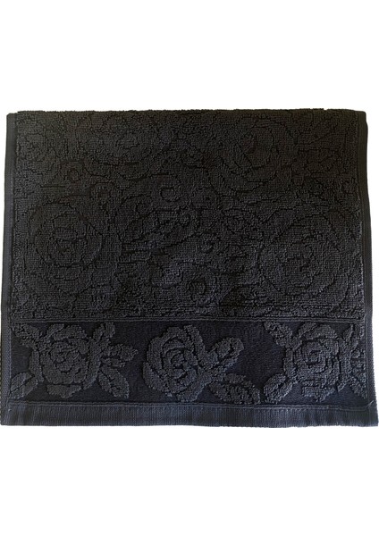 3lü Jakarlı Antrasit Havlu Seti 30X50 cm fırsatları