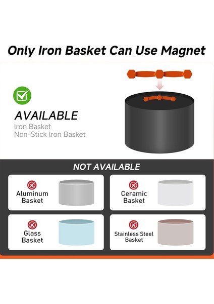 4 Set Hava Fritözü Mıknatıs Silikon Toka Hava Fritözü Parşömen Kağıdı Kilidi Tek Kullanımlık Astarları Tutmak Için (Yurt Dışından) modelleri