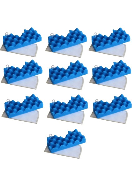 10 Adet Elektrikli Süpürge Parça Filtreleri Yığını Samsung Cup DJ97-01040C SC43 SC44 SC45 Serisi Elektrikli Süpürge Toz Filtresi (Yurt Dışından)