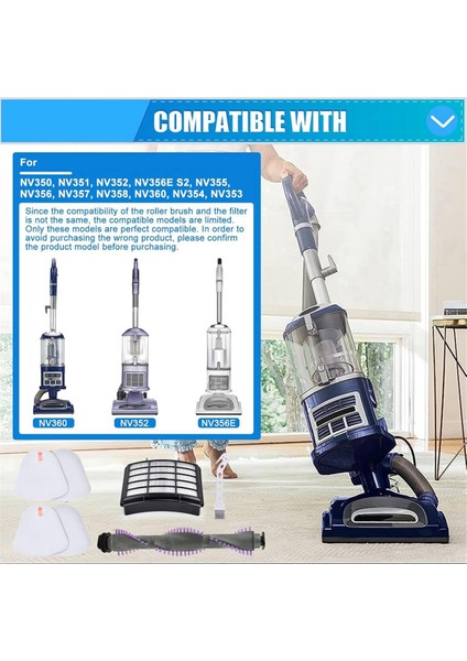 Shark Navigator Lift-Off Vakum NV350 NV351 NV352 NV350-360 UV440 Yedek Parçaları Için Filtre Fırça Rulosu Takımı (Yurt Dışından) fırsatları