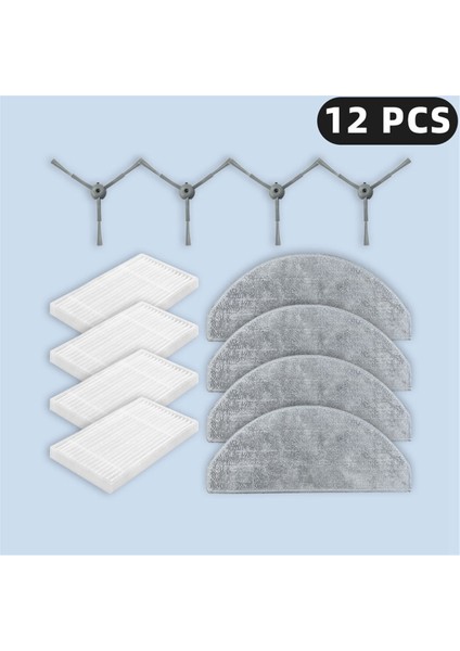 Vyzzle D10 / Miwhole M9 Lite / Roidmi Eve Rook, Eve Rook S / Lydsto R1 Edge, R1D Edge Parça Filtresi Yan Fırça Paspası (Yurt Dışından) fiyatları