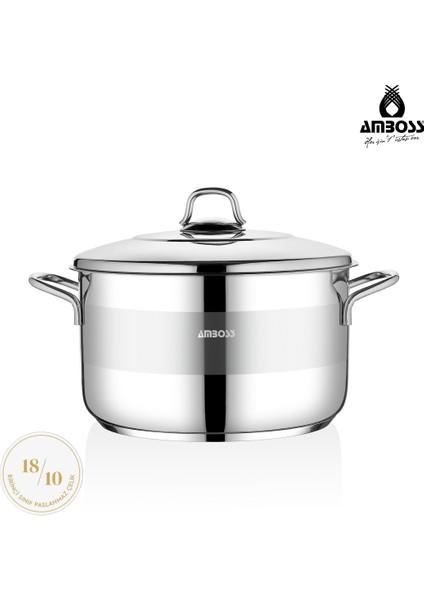 Ambos Saphire Paslanmaz Çelik 14 cm Çelik Kapaklı Derin Tencere fiyatları