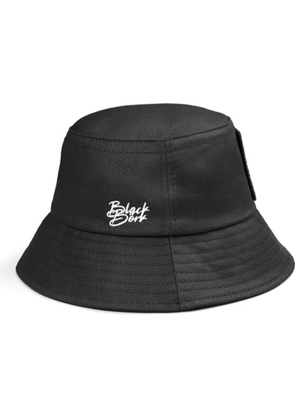 Bucket Kirpi Logolu Siyah Şapka fırsatları