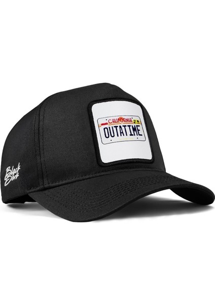 California Outatime Logolu Siyah Beyzbol Şapka