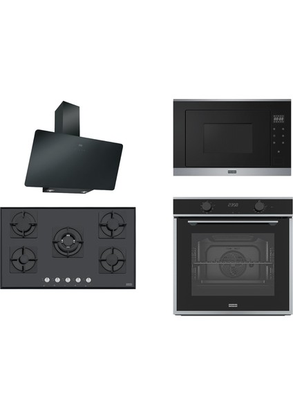 4'lü Ankastre Set - Fpj 915 V Bk A / Fhns 905 4g Tc Bk C / Marıs Fma 86 H Xs / Fsm 25 Mw Xs Franke 4lü Ankastre Set - Fpj 915 V Bk A / Fhns 905 4g Tc Bk C / Marıs Fma 86 H Xs / Fsm 25 Mw Xs