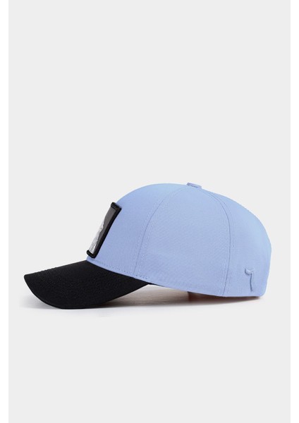 Six Kurt Logolu Siyah-Buz Mavi Beyzbol Şapka modelleri