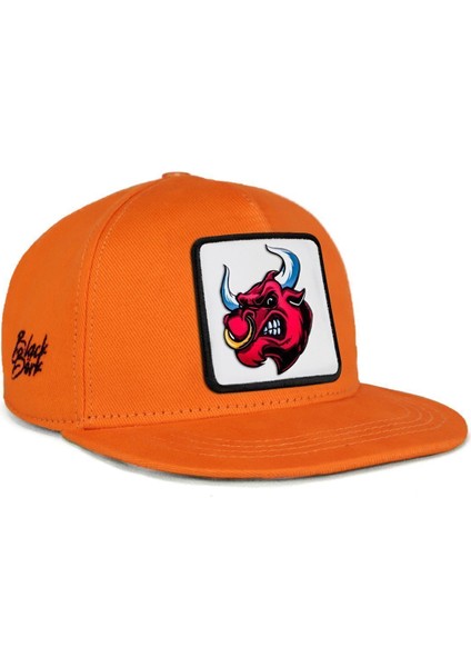 Hip Hop Kids Boğa Logolu Turuncu Çocuk Beyzbol Şapka