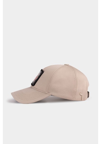 Six Who Tells Your Story Logolu Bej Beyzbol Şapka modelleri