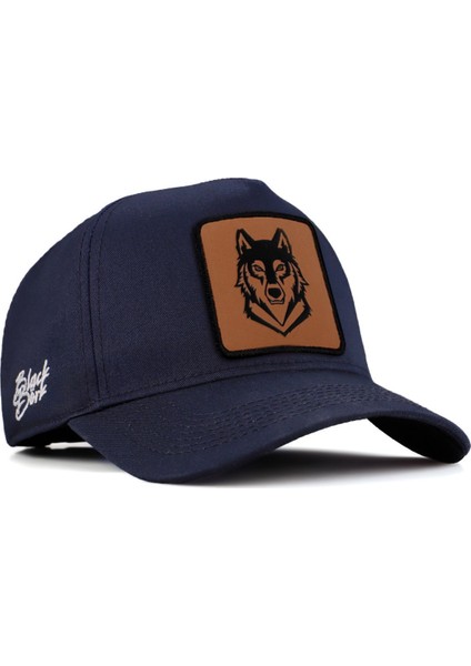 Kurt Logolu Lacivert Beyzbol Şapka