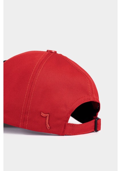 Six 7 Numara Logolu Kırmızı Beyzbol Şapka indirimleri