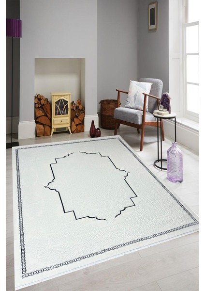 Sarar Moda Halı Zigana Kalitesi Saçaklı Klasik Desenli Salon,oturma,mutfak Modern Dokuma Halısı