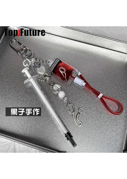 Harajuku Gotik Y2K Kız Kadın Erkekler Cadılar Bayramı Dekorasyonları Cosplay Punk I Kan Tipi Ana Zincir Vampir Diarles Süsnen Hediye Renk: Style2 O (Yurt Dışından)