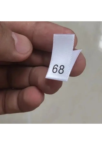50PCS Saten Baskı Boyutu Etiketi Çocuklar Için 56 62 68 74 80 86 92 98 104 110 116 122 128 134 140 146 Giysi Boyutlandırma Etiketleri Renk: Sayı 68 (Yurt Dışından)