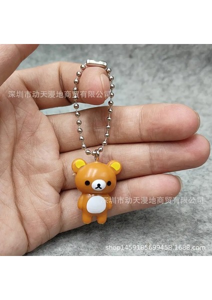 Rilakkuma Anahtar Zinciri Çift Rahat Ayı Sevimli Anahtar Zincirleri Yeni Çanta Araba Anahtarları Yüzük Kolye Dekor Çocuk Oyuncakları En Iyi Arkadaş Color: 3 (Yurt Dışından)