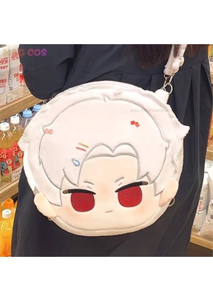 Oyun Aşk ve Deepspace Cosplay Sylus Cosplay Sırt Çantası Omuz Çantası Kadın Öğrenci Okul Çantası Qinche Cos Xavier Rafayelcolor: BEBEK-10CM/BOYUT: 40X36X17CM (Yurt Dışından)