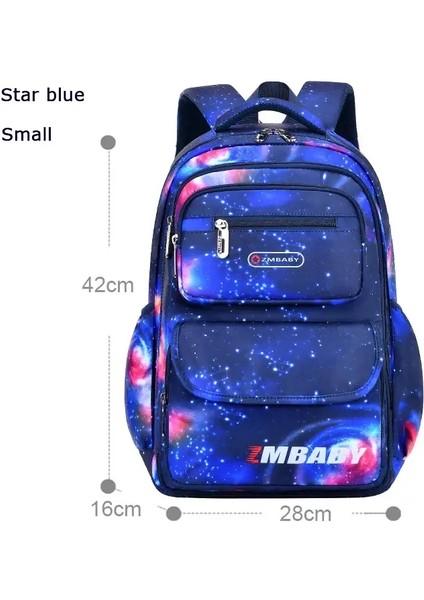 Çocuk Ortopedi Okul Çantaları Çocuklar Sırt Çantası Kızlar Için Ilköğretim Okul Çantası Erkekler Su Geçirmez Sırt Çantaları Kitap Çantası Mochilacolor: Blue Small (Yurt Dışından)