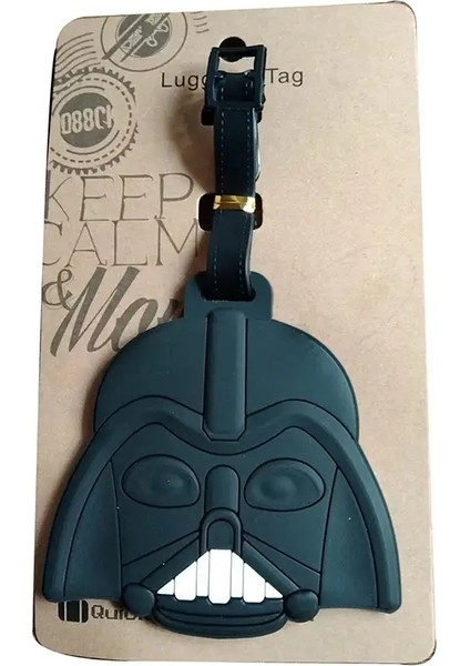 Cartoon Star Wars Seyahat Bagaj Tag Sevimli Bavul Kimliği Addres Tutucu Yatılı Bagaj Etiketi Etiketi Sevimli Kolye Hediye Aksesuarları Renk: Heiwushi Baiya (Yurt Dışından)