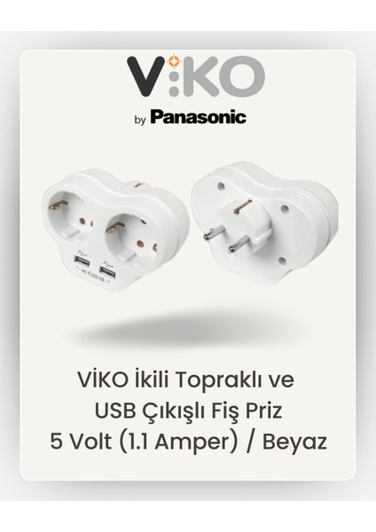 Ikili Topraklı-Usb Çıkışlı Priz fırsatları