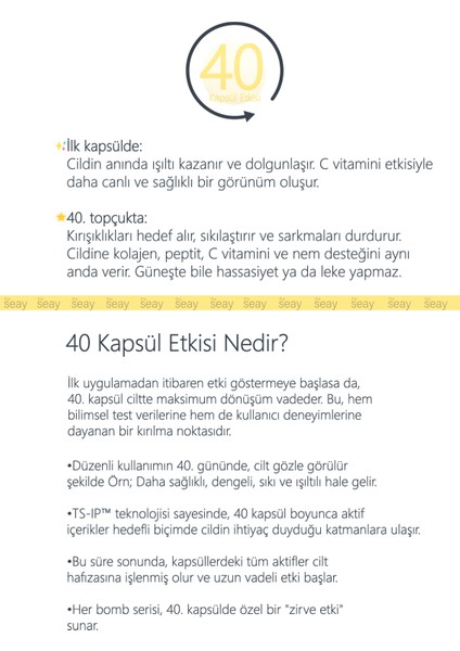 Akıllı Kapsül Krem – Anında Aydınlık & Işıltılı Görünüm, Yoğun Nem | TS-IP Teknolojisi fiyatları