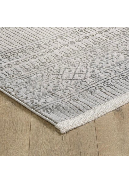 London Ribbon Tozumaz Antialerjik Halı - Gri - 120X180 cm fiyatları
